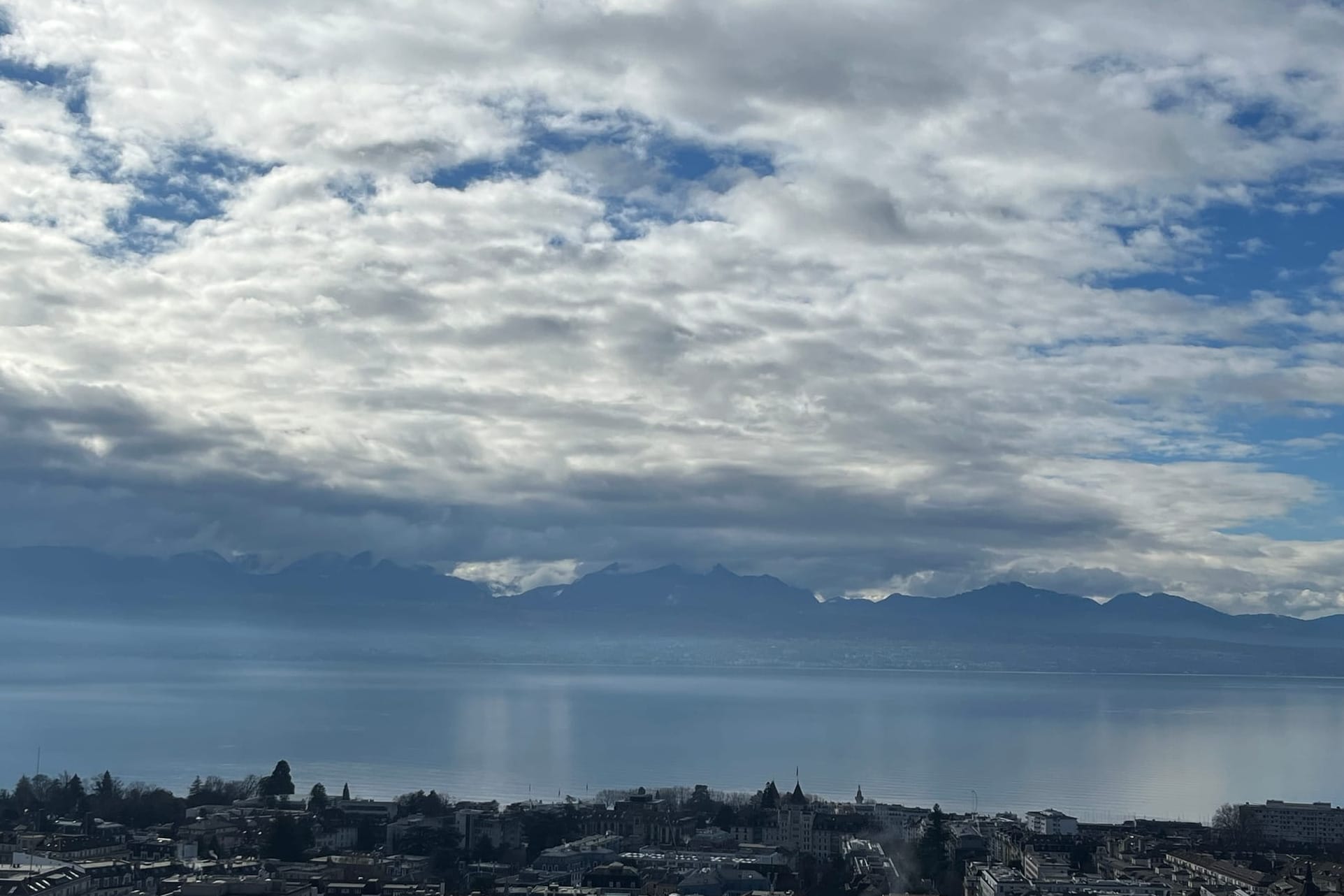 Vue du Lausanne Palace