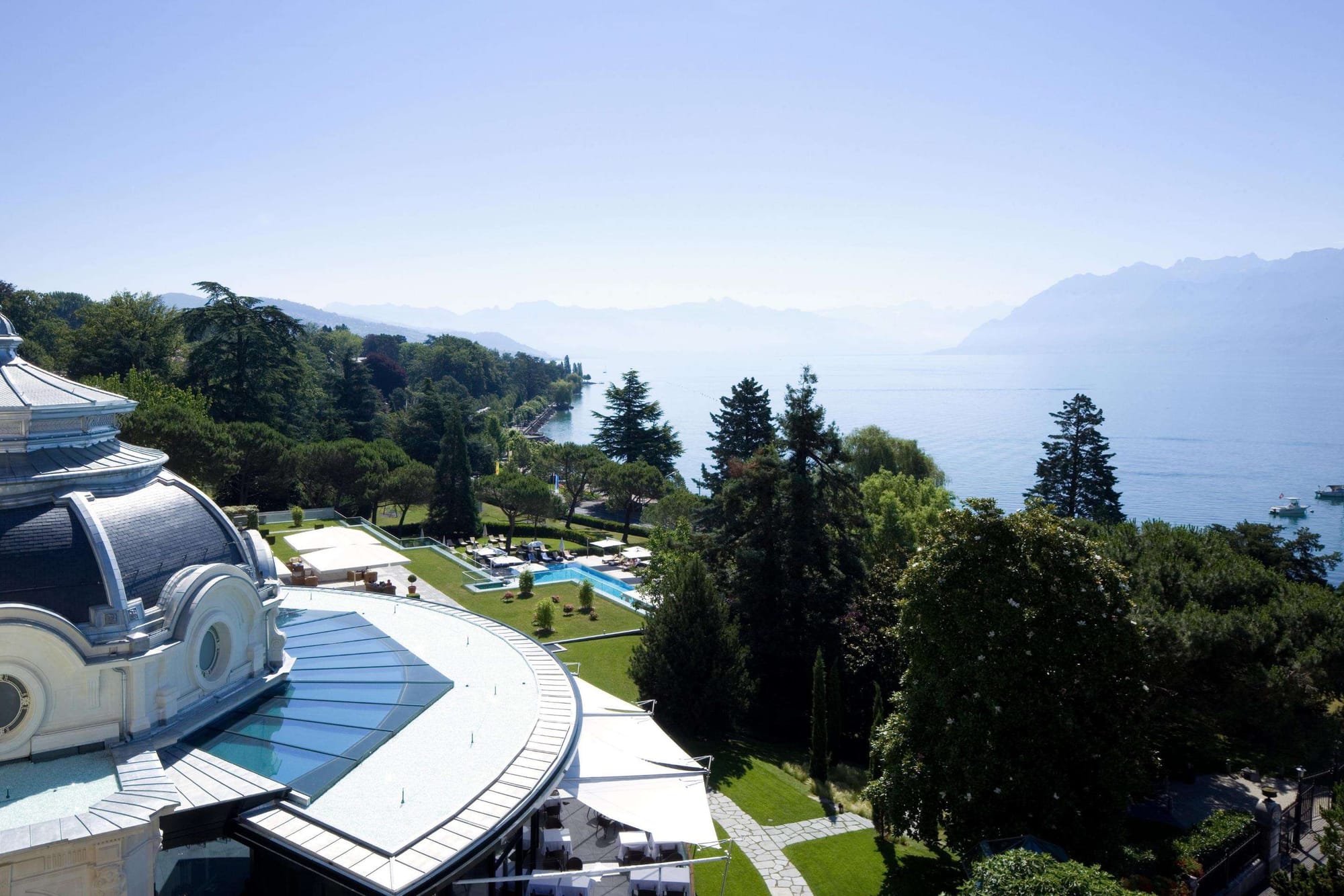 Lac Léman et Beau Rivage Palace, magique