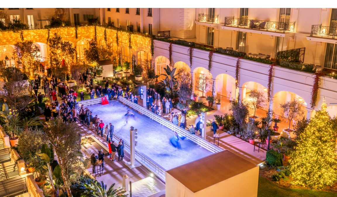 La patinoire des fêtes au Carlton