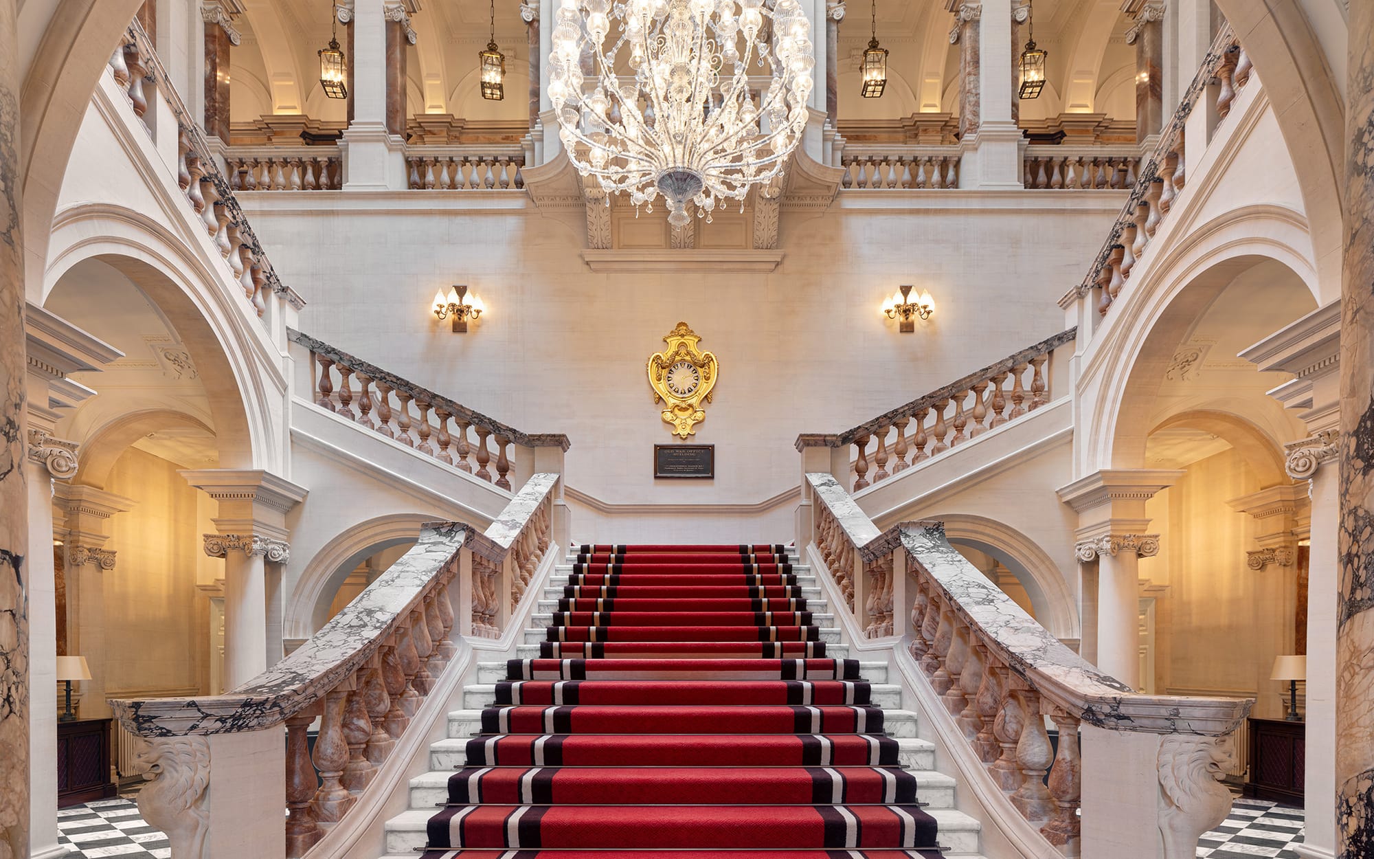 Grand staircase, Raffles at the OWO